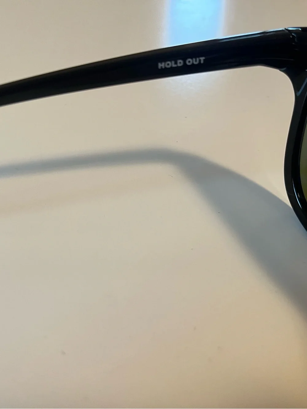 Oakley Hold Out Polished Black Violet Lens sunglasses $217 read sunglasses only